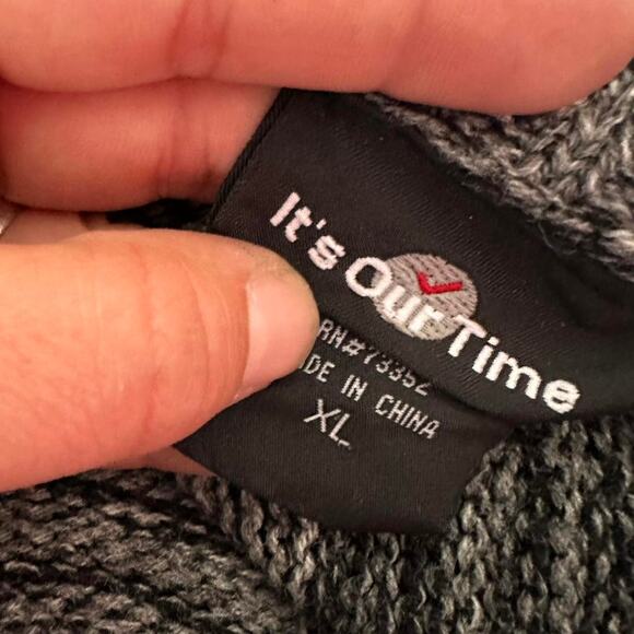 Womens Sweater Size XL Grey Short Sleeve Professional Office Chic Twee Cozy - Picture 8 of 8